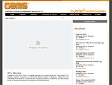 Tablet Screenshot of cems.com.sg